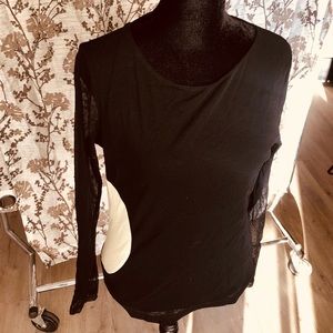 Black Long Sleeve Top